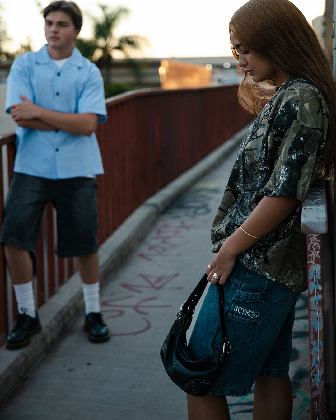 Blue SCYE Denim Shorts