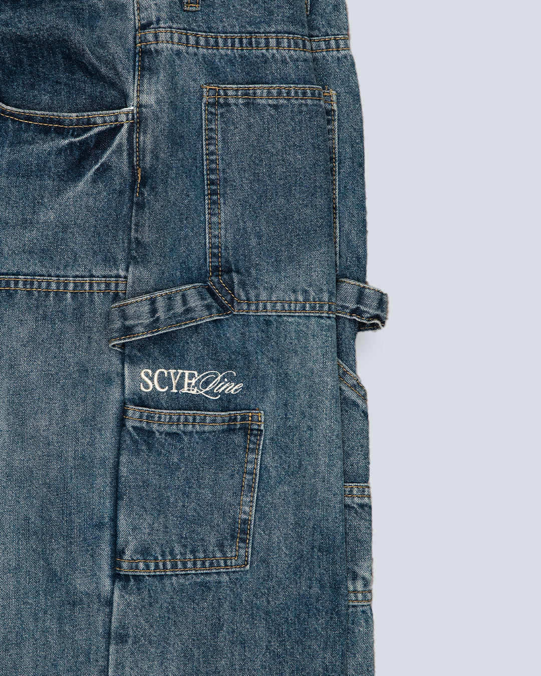 Blue SCYE Denim Shorts