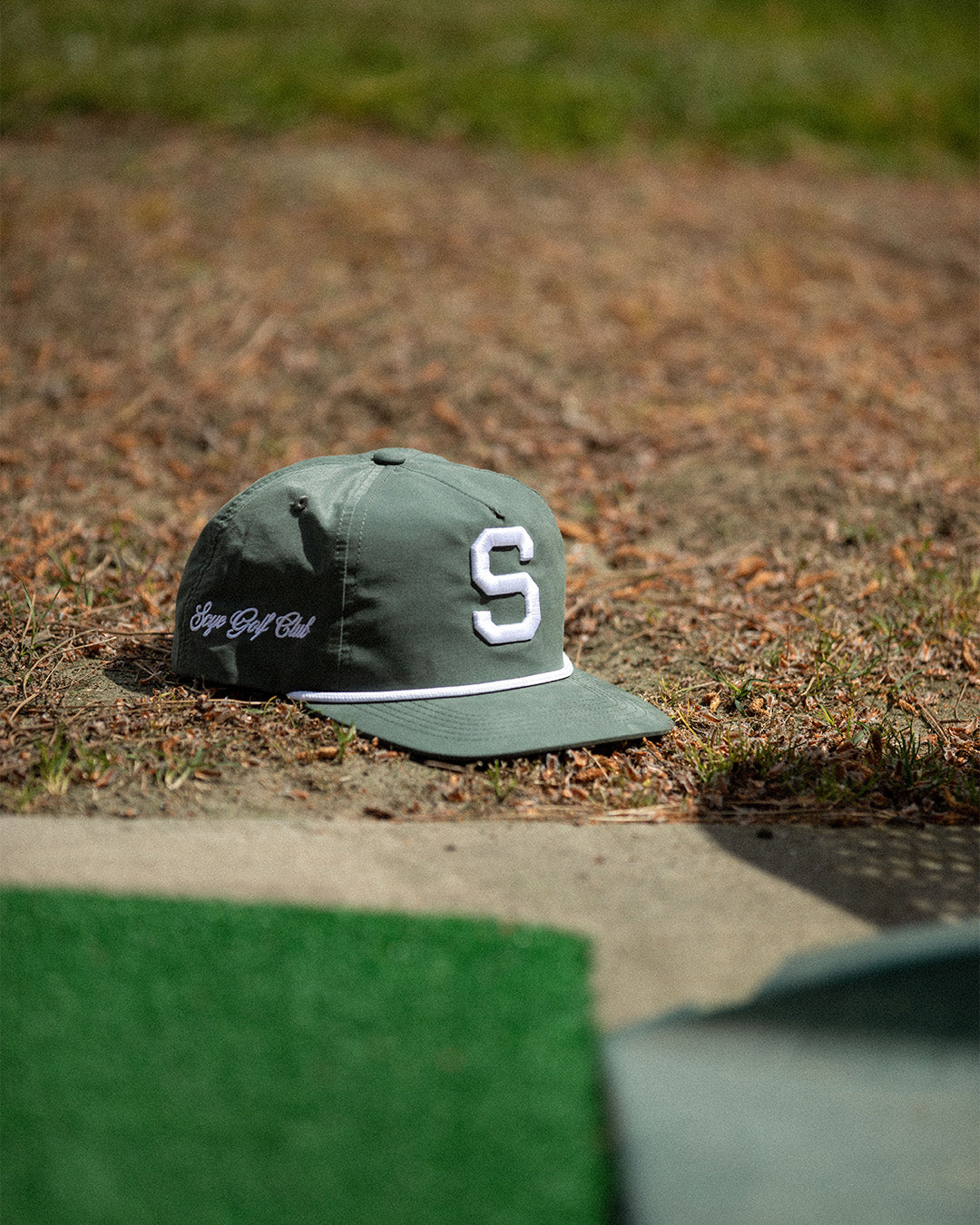 SCYE Golf Club "S" Hat OLIVE