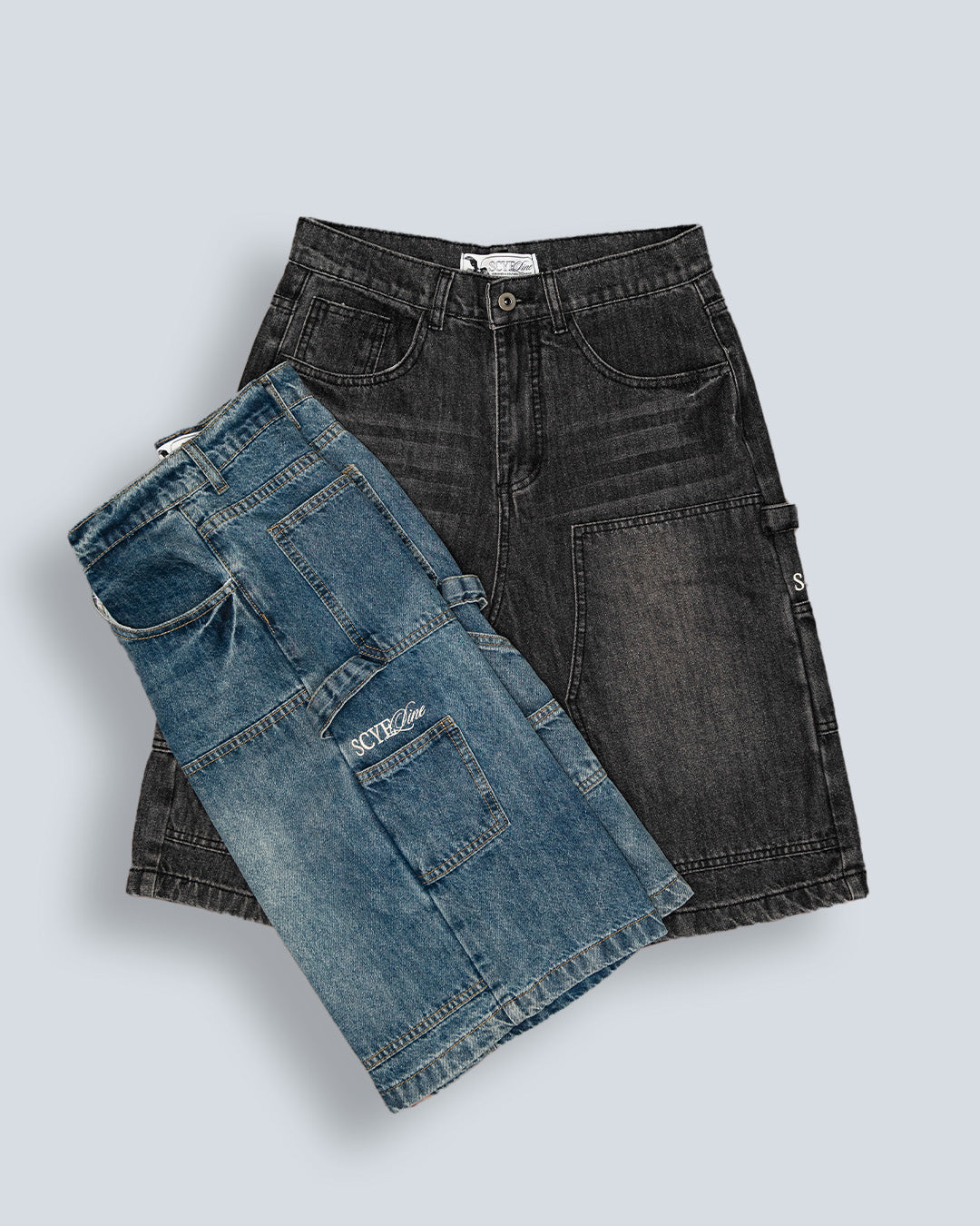 Black SCYE Denim Shorts