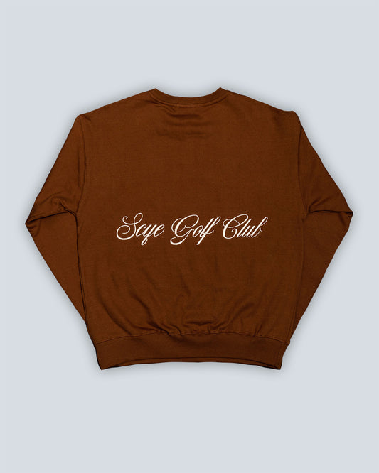 SCYE GOLF CLUB Crewneck Sweatshirt - Brown