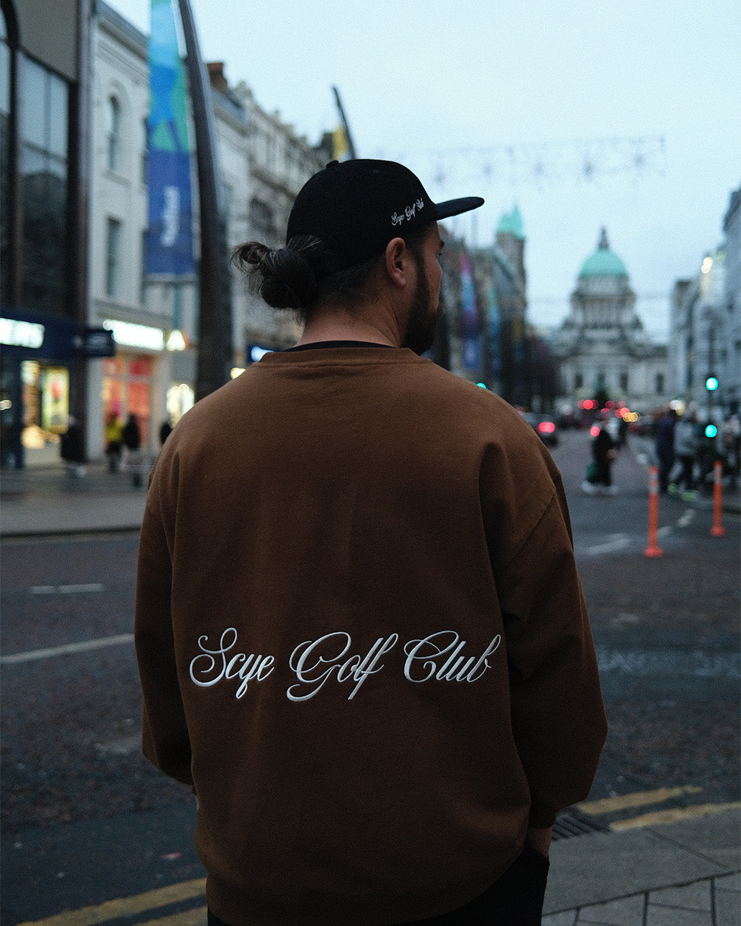 SCYE GOLF CLUB Crewneck Sweatshirt - Brown