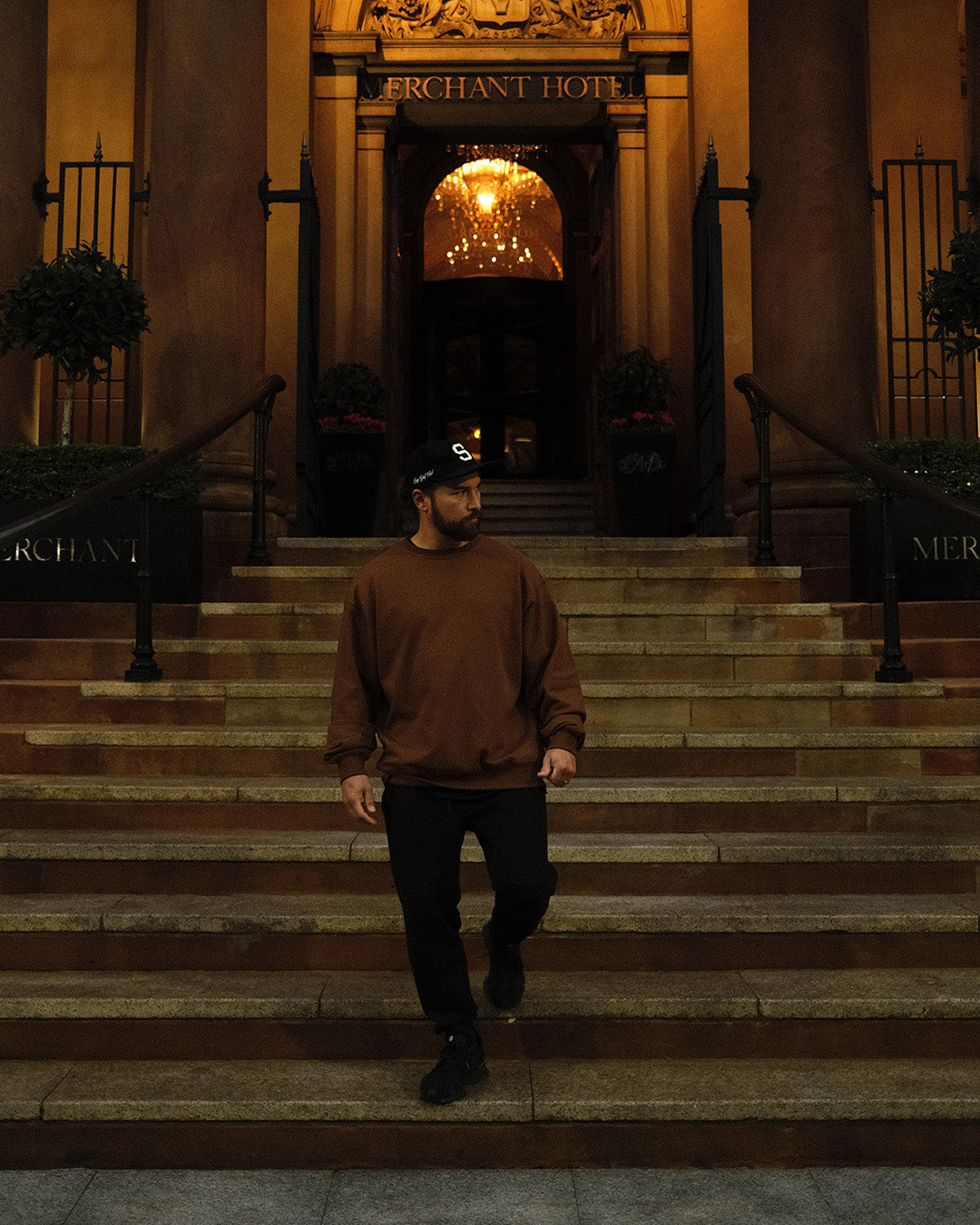 SCYE GOLF CLUB Crewneck Sweatshirt - Brown