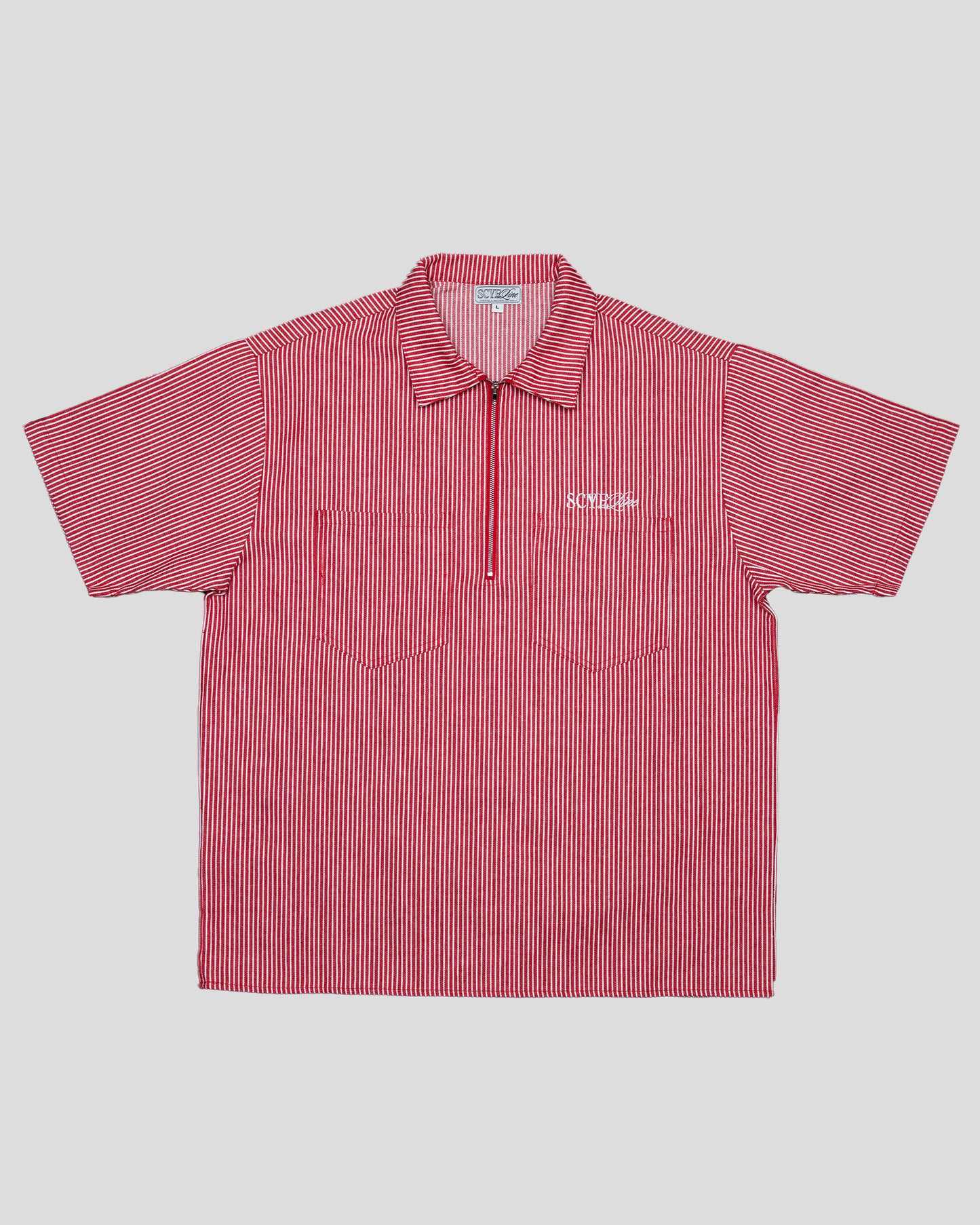 1/2 Zip Workman Shirt RED