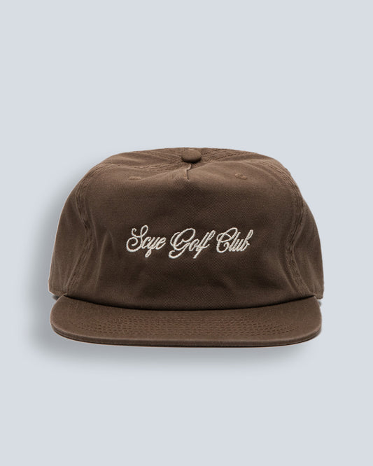 SCYE Golf Club Hat BROWN