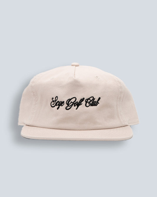 SCYE Golf Club Hat OFF WHITE
