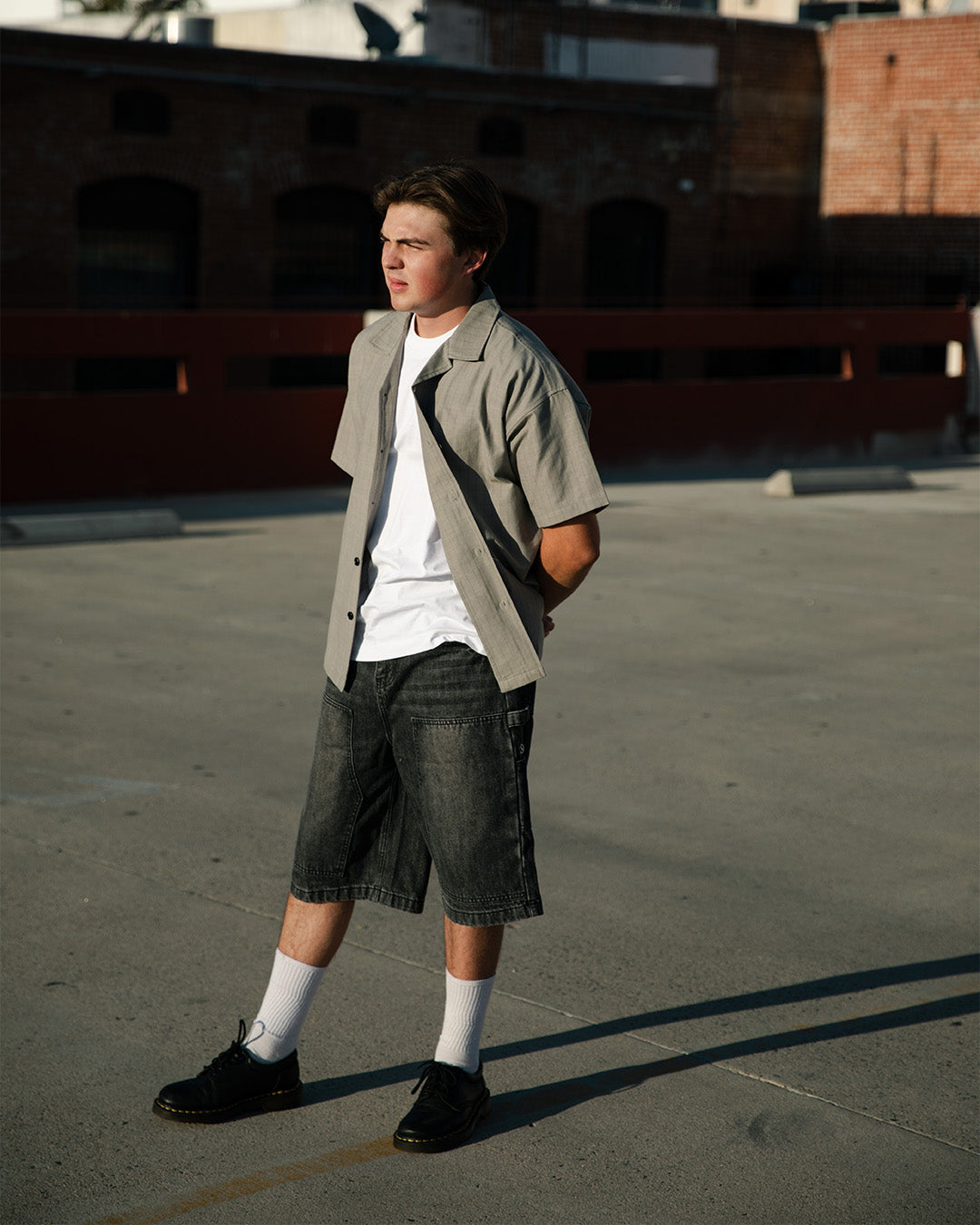 Black SCYE Denim Shorts