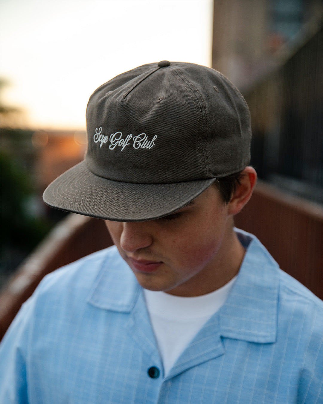 SCYE Golf Club Hat BROWN